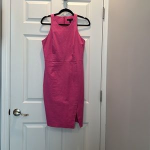 Banana Republic Bistretch Sheath Dress - Neon Hibiscus